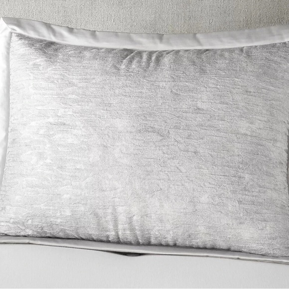 Hudson Park Collection Gray King Pillow Sham - Picture 5 of 5